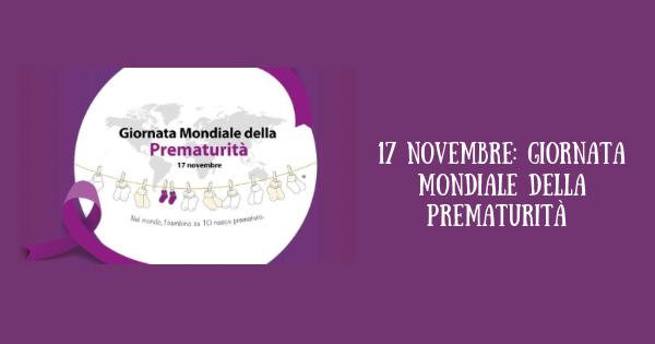 17 novembre: giornata mondiale della prematurità